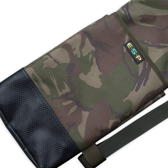 ESP Camo 3 Rod Quiver & Sleeve Base Close Up