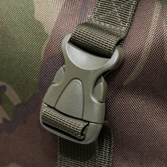 ESP Camo Rucksack 40L Clip Close Up