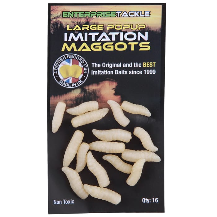 Enterprise Tackle Large Imitation Maggots White