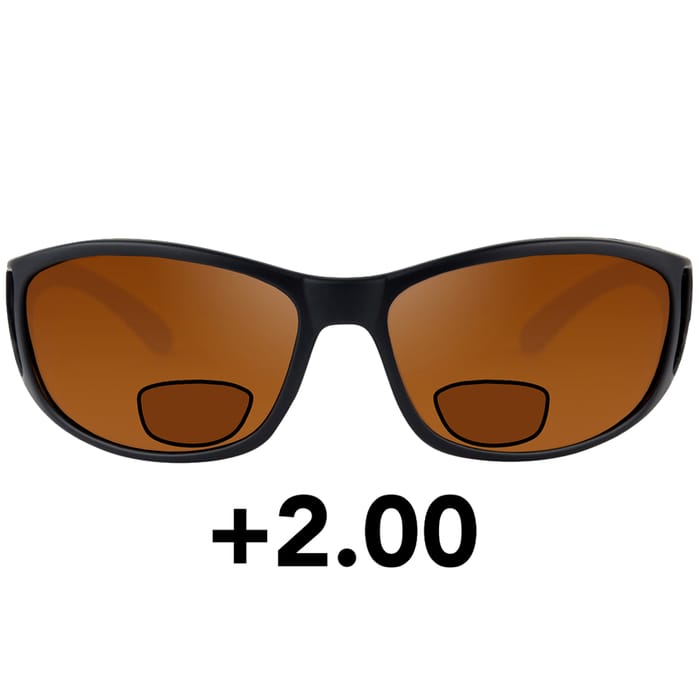 Fortis Wraps Bifocal +2.00 Polarised Fishing Sunglasses 1