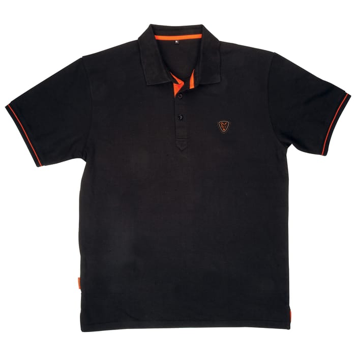 Fox Black / Orange Polo Shirt
