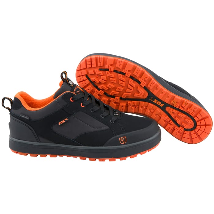 Fox Black & Orange Trainers