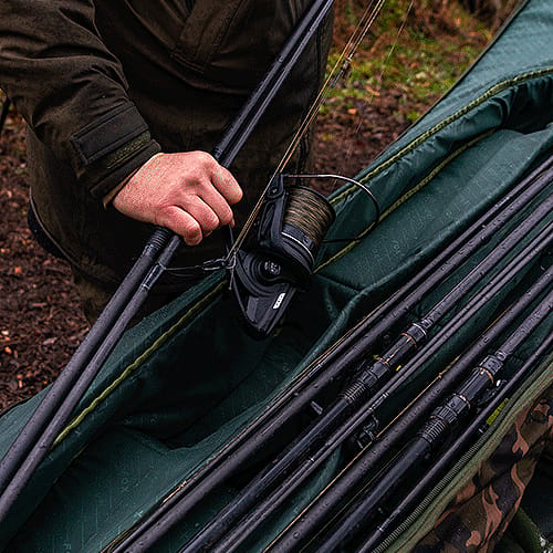 Fox Camolite 12ft 3+3 Fishing Rod Case In Use 1