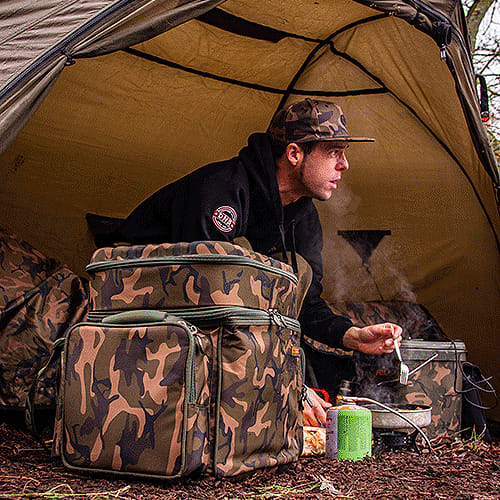 Fox Camolite 2 Man Fishing Cooler In Use 4