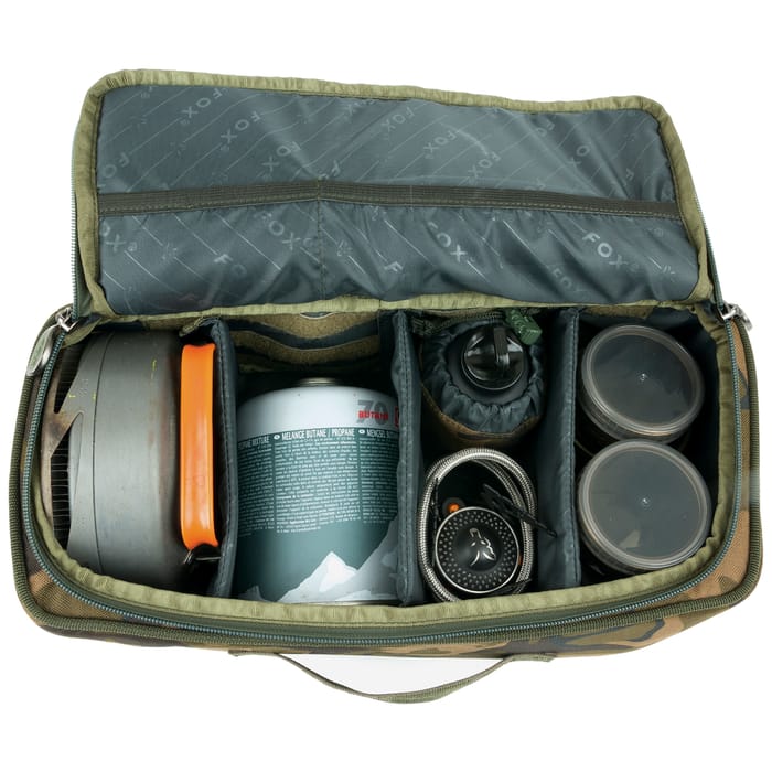 Fox Camolite Brew Kit Bag Open