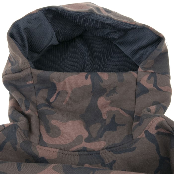 Fox Chunk Funnel Neck Camo Edition Hoody Close Up Hood