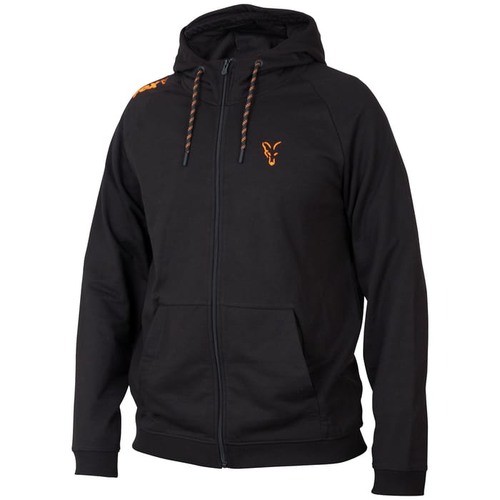 Fox Collection Black Orange Lightweight Hoody