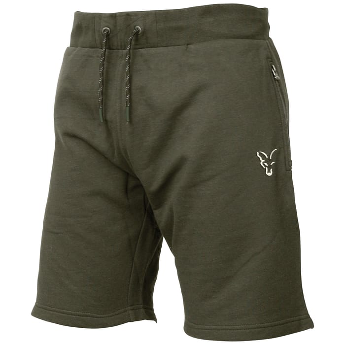 Fox Collection Green Silver Lightweight Fishing Shorts