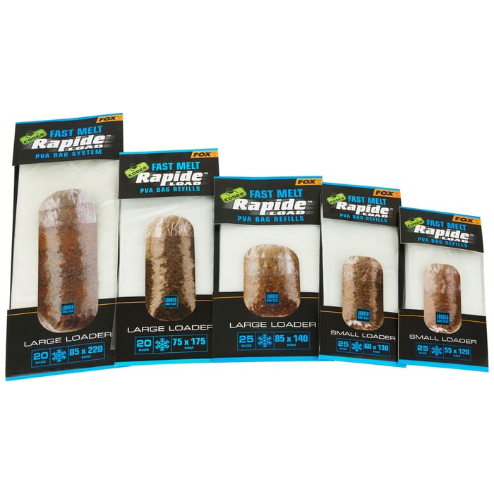 Fox Edges Rapide PVA Bag Refills Fast Melt Sizes