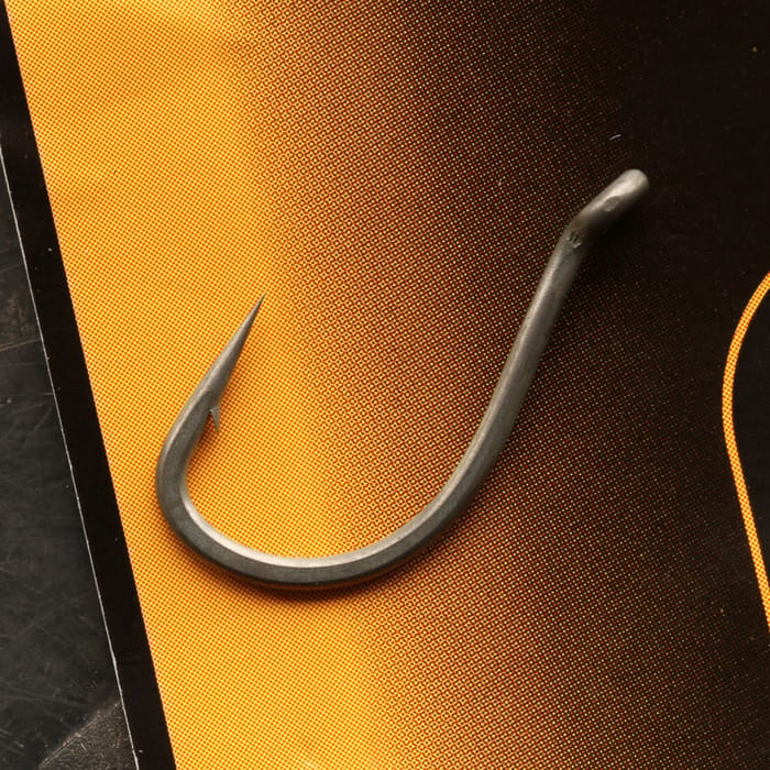 Fox Edges Stiff Rig Straight Fishing Hook Close Up 1