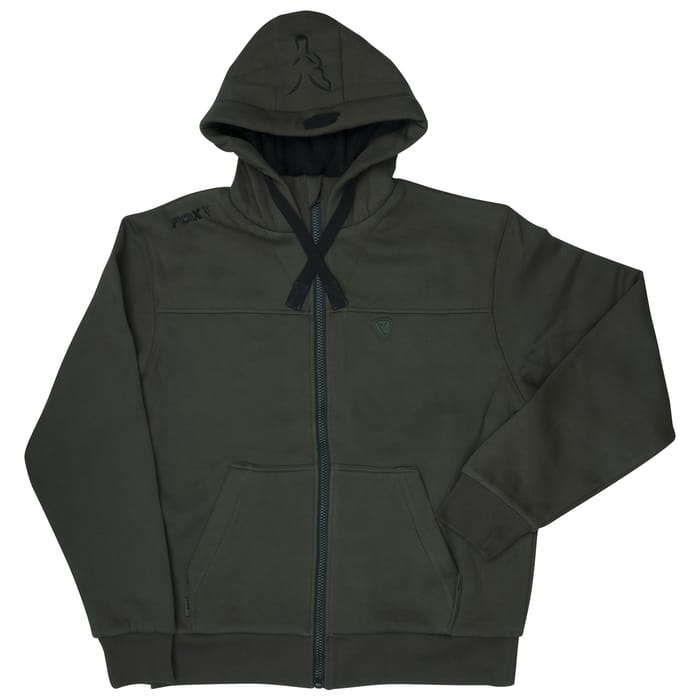 Fox Green & Black Heavy Lined Hoody 1