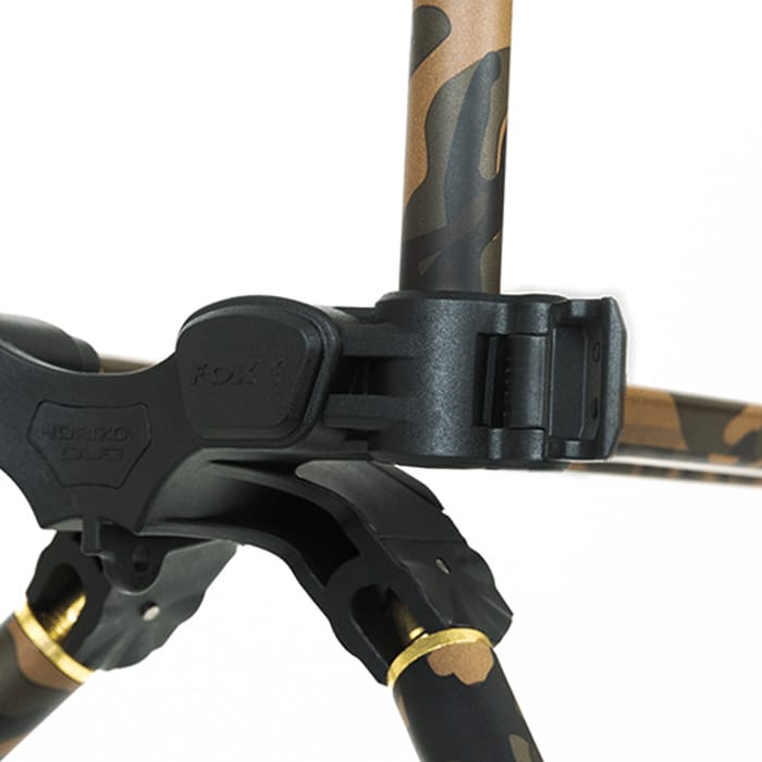 Fox Horizon Duo Camo 3 Rod Pod Close Up