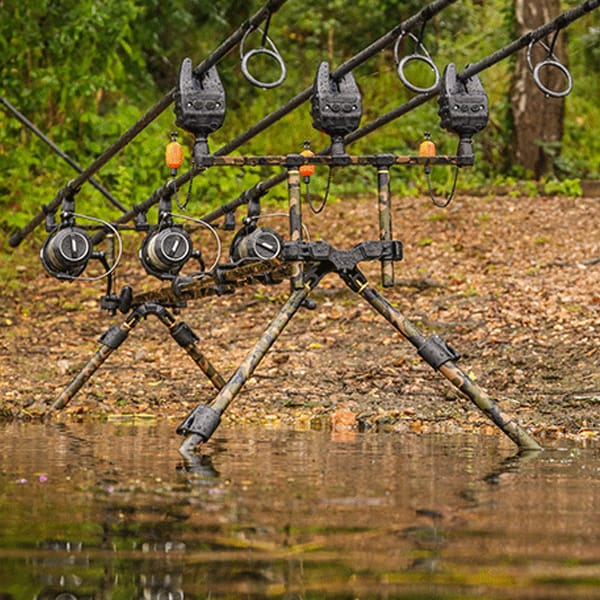 Fox Horizon Duo Camo 3 Rod Pod In Use 1