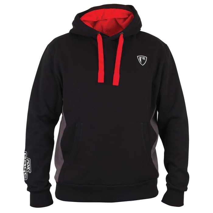 Fox Rage Black / Grey Ribbed Hoody