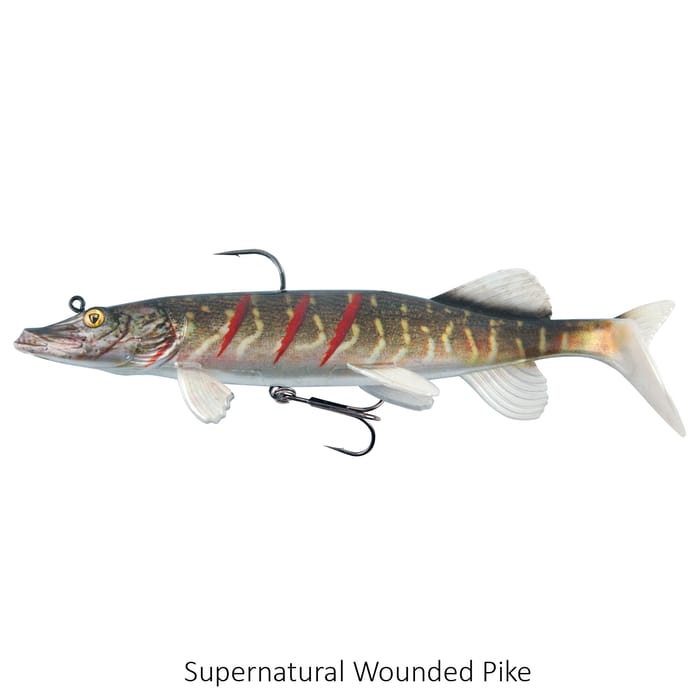 Fox Rage Realistic Replicant Pike Lure Shallow 25cm Supernatural Wounded Pike