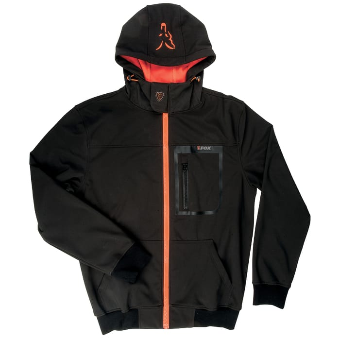 Fox Softshell Hoody Black / Orange