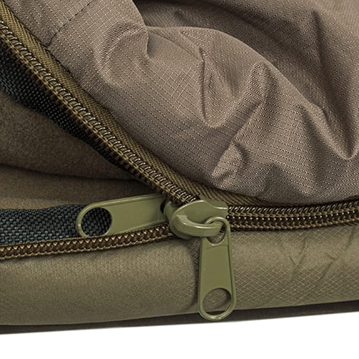 Fox Ven-Tec Ripstop 5 Season Sleeping Bag XL Close Up Zips
