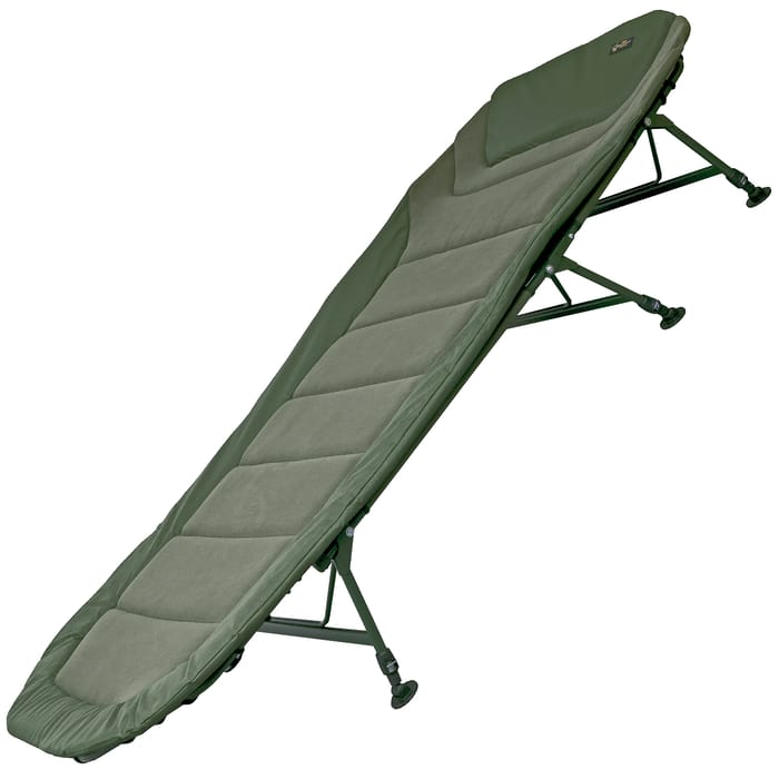 Fox Warrior II 6 Legged Bedchair fully set up