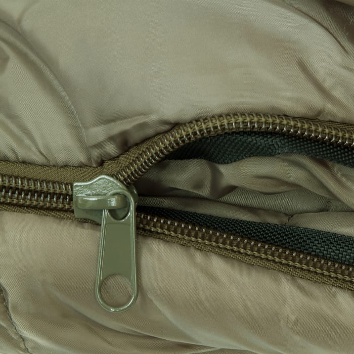 Fox Warrior XL Sleeping Bag Close Up Open Zip