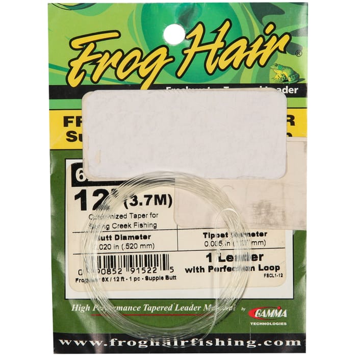 Frog Hair Dry Fly Leader
