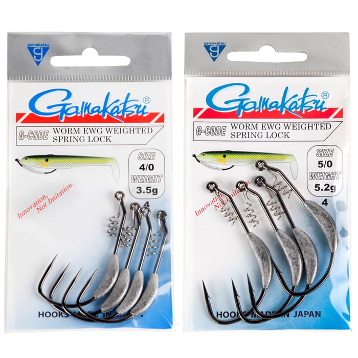 Gamakatsu Worm EWG Weighted Spring-Lock