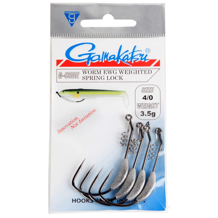 Gamakatsu Worm EWG Weighted Spring-Lock 1