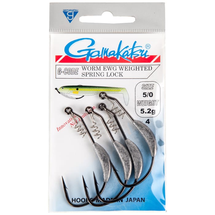 Gamakatsu Worm EWG Weighted Spring-Lock 2