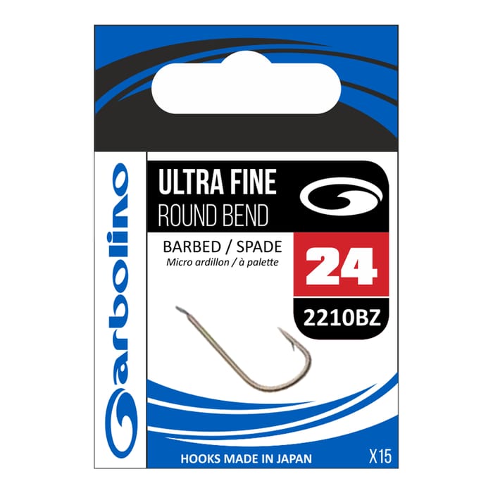 Garbolino Competition Ultra Fine Round Bend Hooks 24