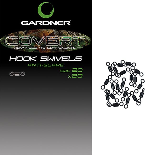 Gardner Covert Hook Swivels Packet