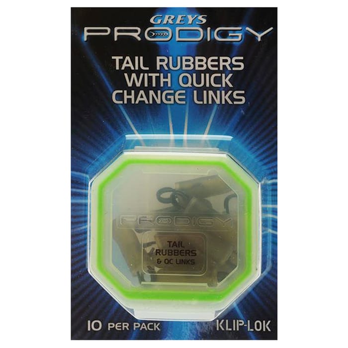 Greys Prodigy Tail Rubbers & Quick Change Links