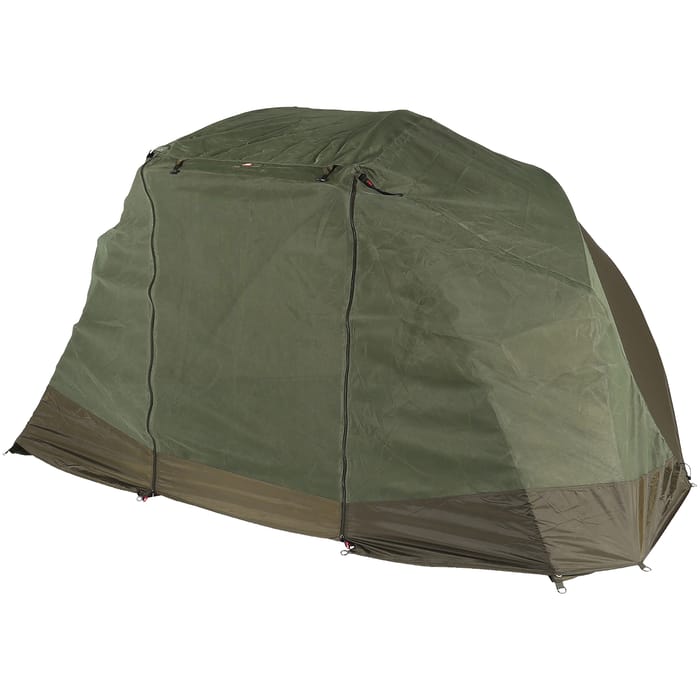 JRC Defender Brolly Multi-Fit Mozzi Front Angled View