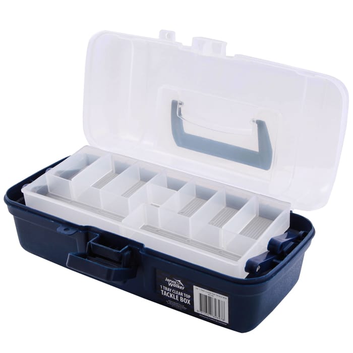 Jarvis Walker Clear Top Tackle Box 1 Tray