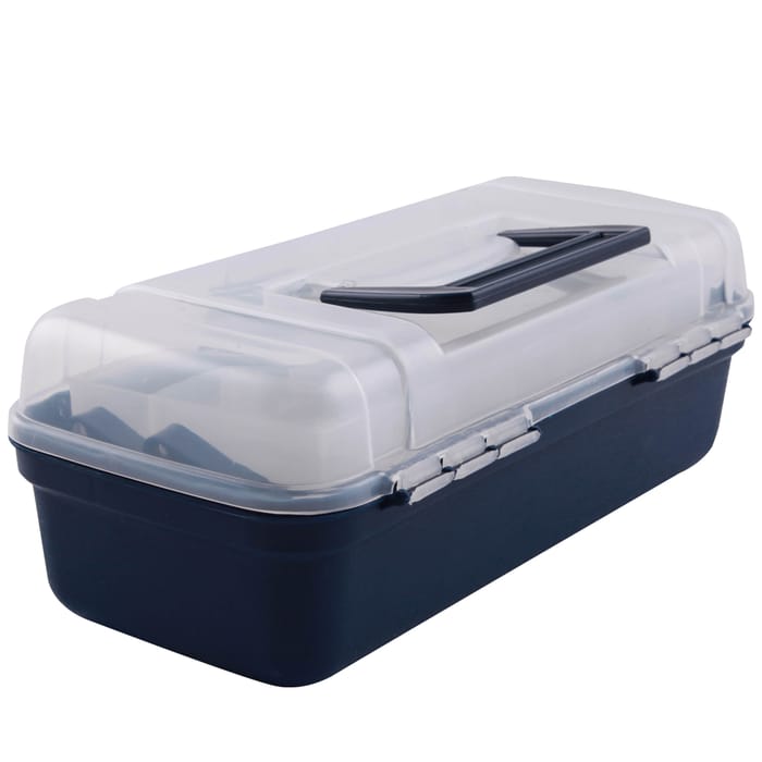 Jarvis Walker Clear Top Tackle Box 1 Tray Back
