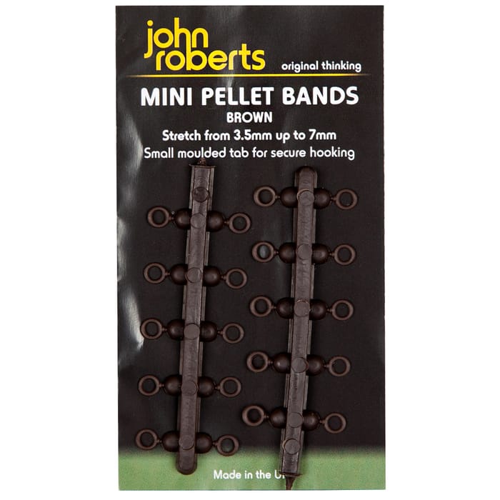 John Roberts Mini Pellet Bands Brown