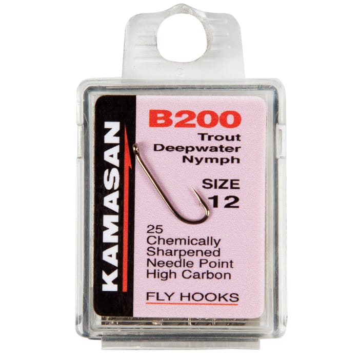 Kamasan B200 Trout Deepwater Nymph Fly Hooks Size 21