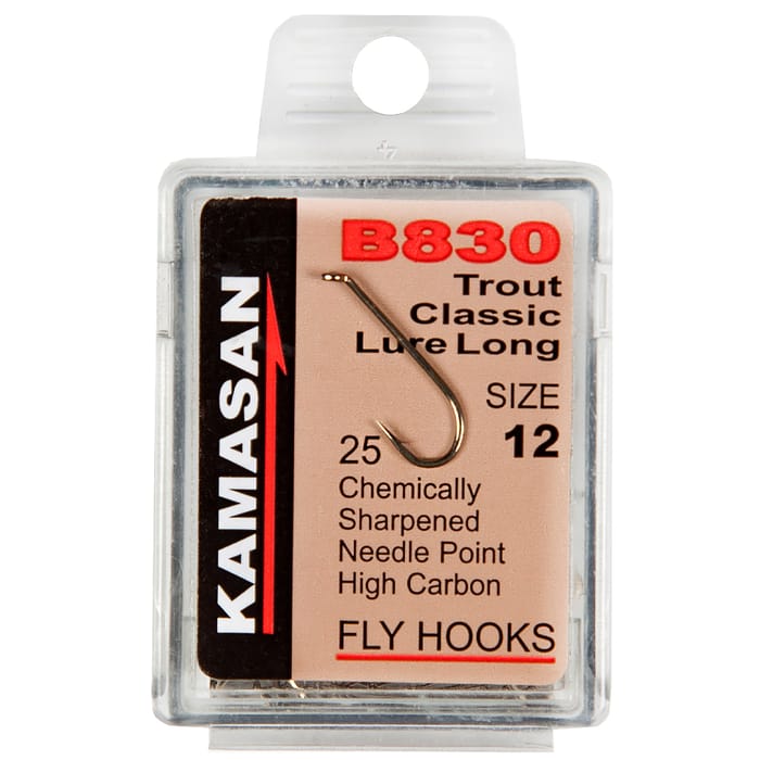 Kamasan B830 Trout Classic Lure Long Fly Hooks