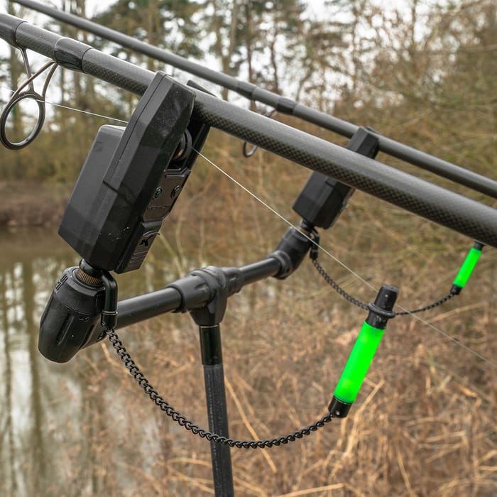 Korum 2 Rod Tilting Buzz Bars In Use
