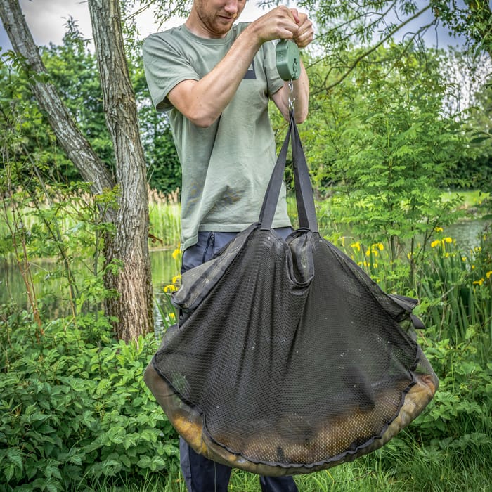 Korum Compact Recovery Sling In Use