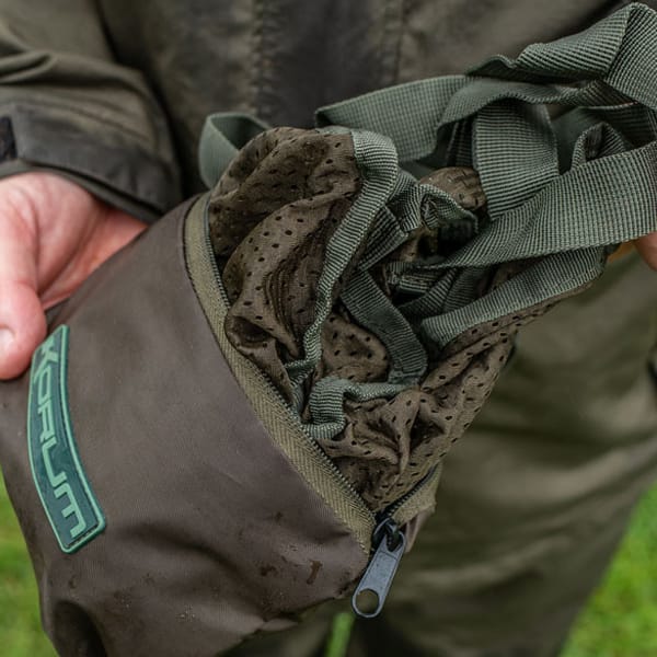 Korum Packa-Weigh Sling Packed Away In Use