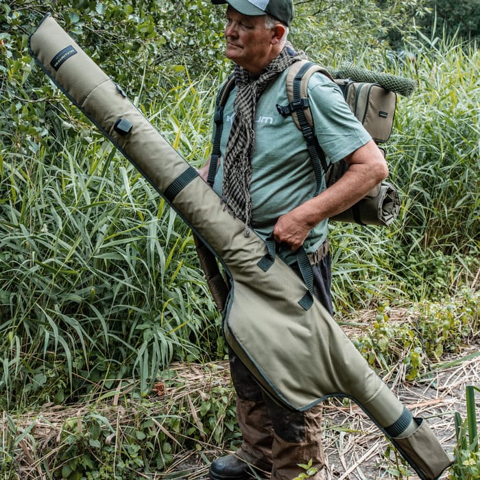 Korum Transition 12ft 2 Rod Fishing Sling In Use