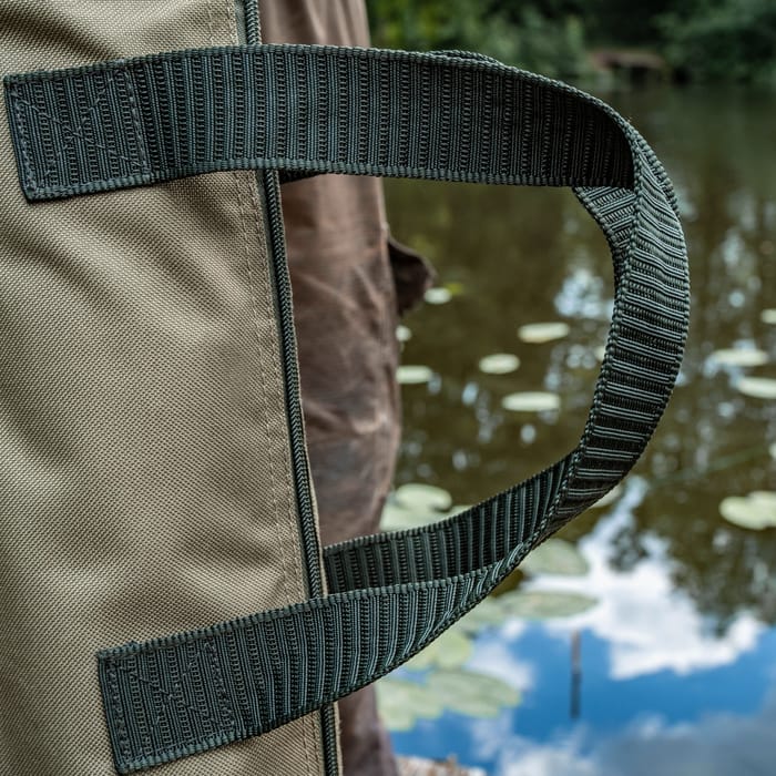 Korum Transition 12ft 3 Rod Fishing Sling In Use Handles