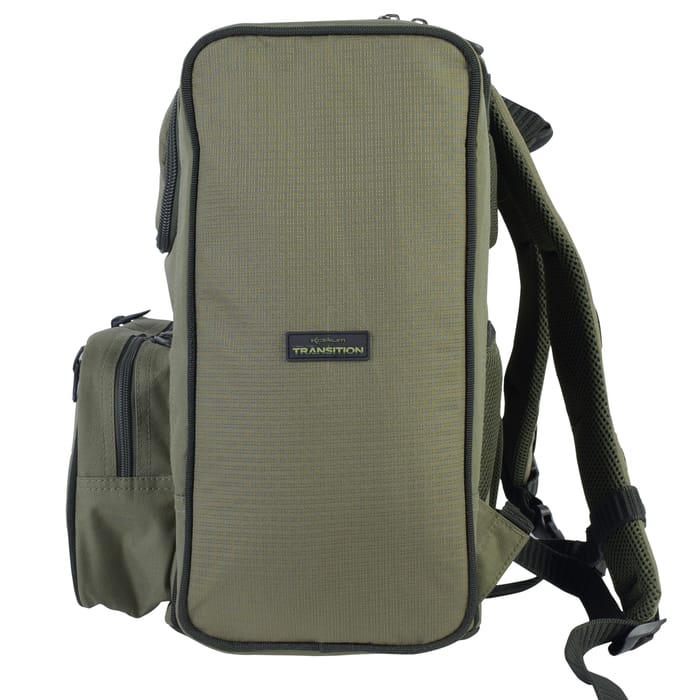 Korum Transition Fishing Rucksack Left Side