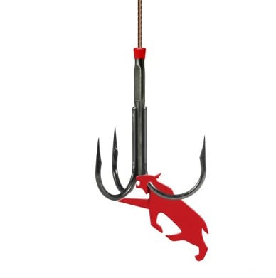 Lynx Single Treble Barbed Hook Wire Trace