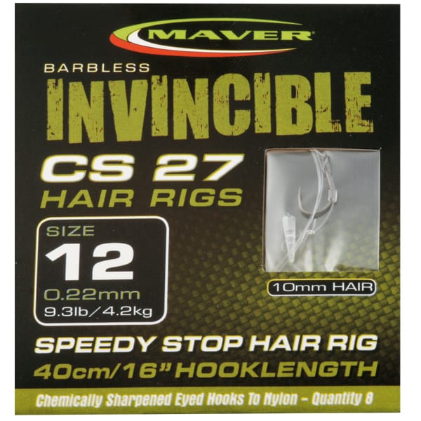 Maver Invincible CS27 Speedy Stop Hair Rigs Packet