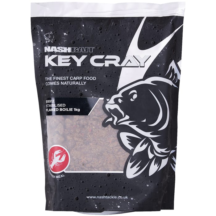 Nash Key Cray Stabilised Flaked Boilies 1kg
