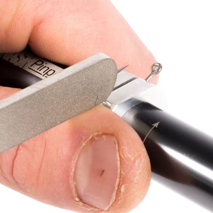 Nash Pinpoint Precision Dual Diamond File In Use 