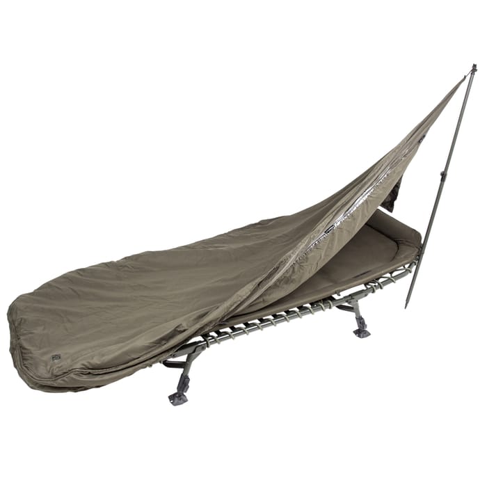 Scope Shroud Attached to Scope Air Lite Fishing Bed