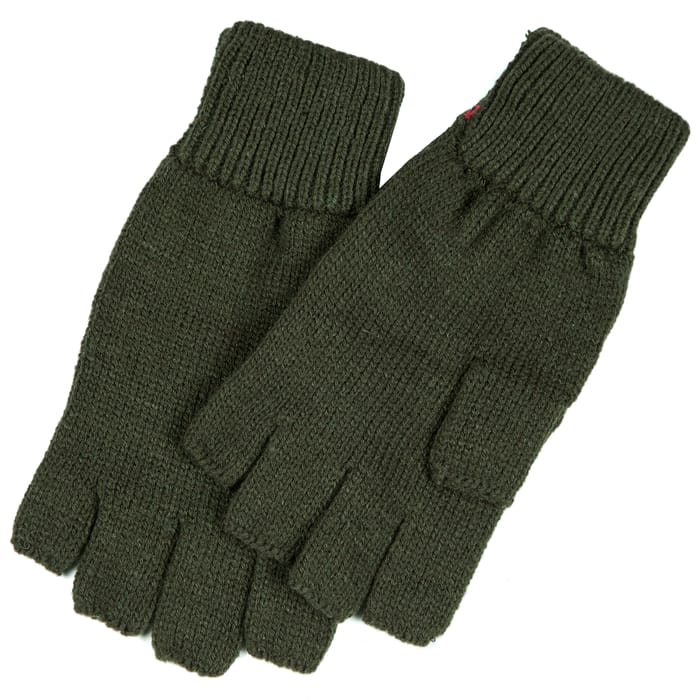 PP Fingerless Mittens Green