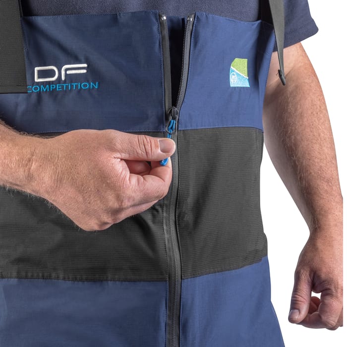 Preston DF Competition Fishing Suit Bib & Brace Front Zip