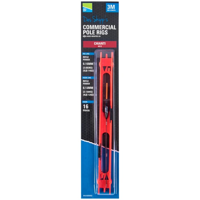 Preston DS Commercial Pole Rig Chianti